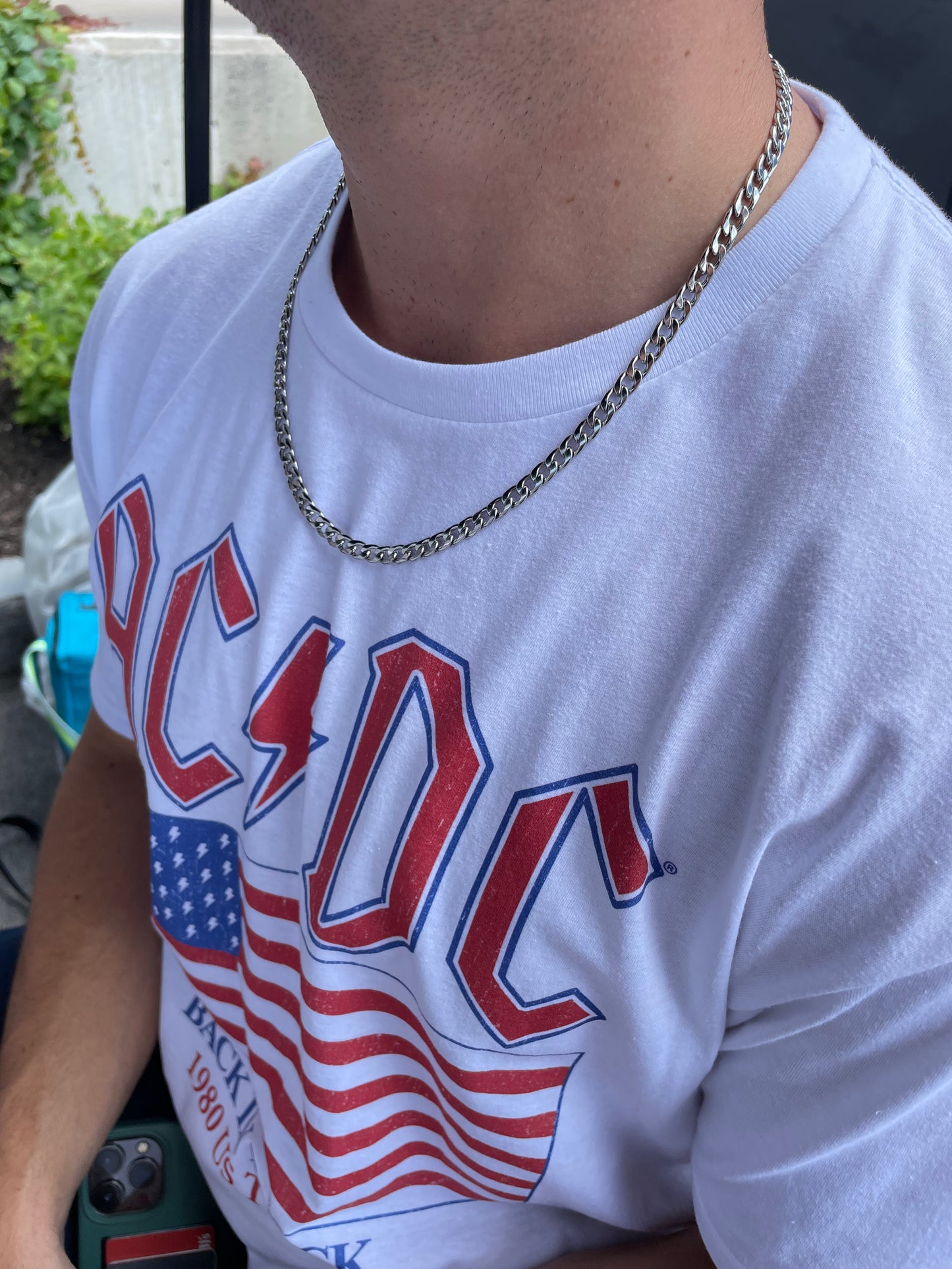 men’s chain link necklace