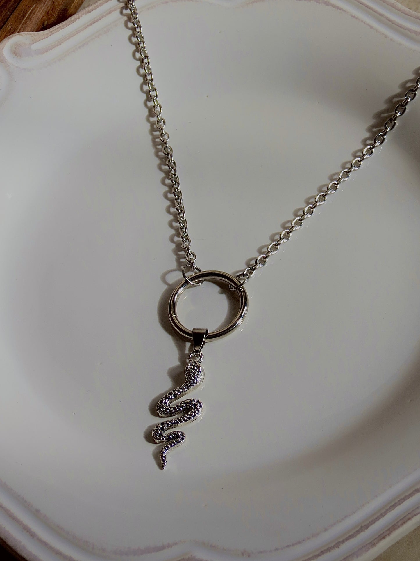 snake pendant necklace