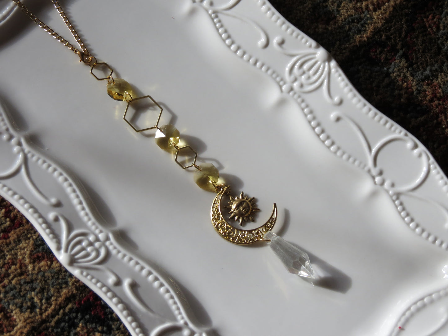 bright and yellow sun catcher