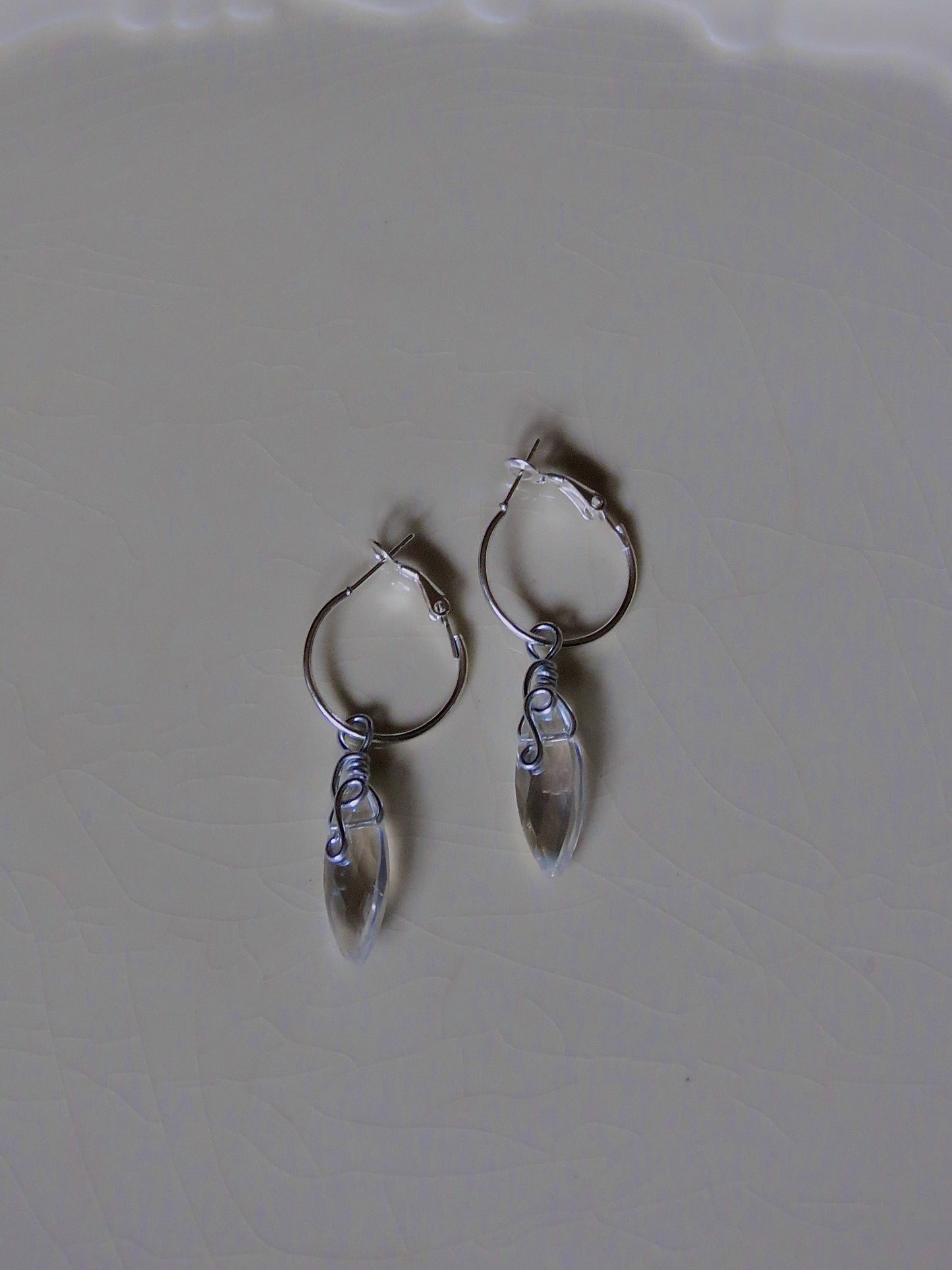 crystalline drop wrap hoops