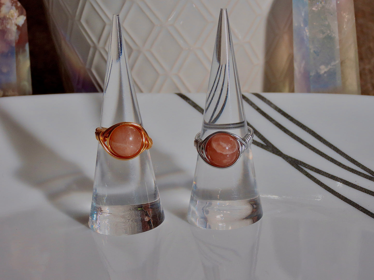 sunstone ring