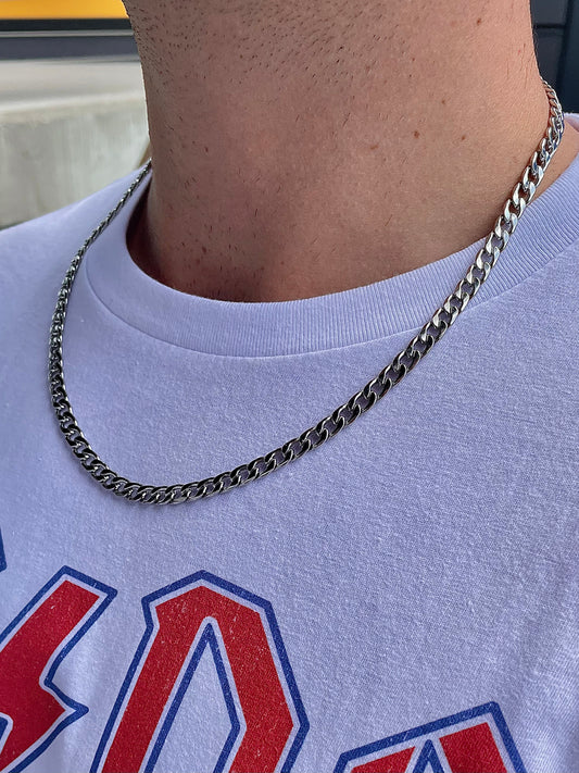 men’s chain link necklace