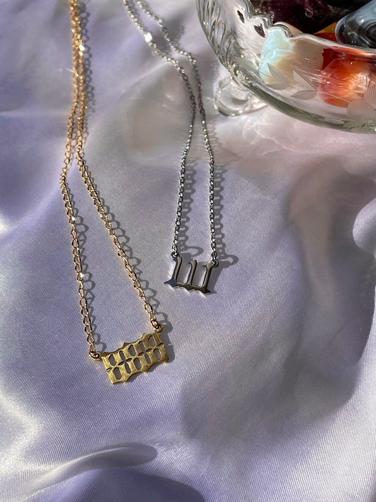 angel number necklace