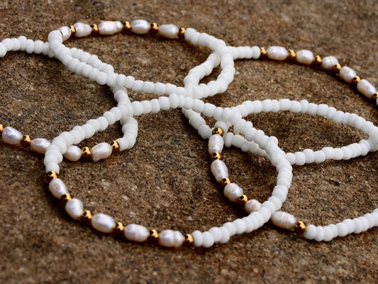 freshwater pearl anklet