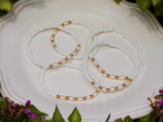 freshwater pearl anklet